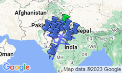 Google Map: Rajasthan en Agra - privéreis