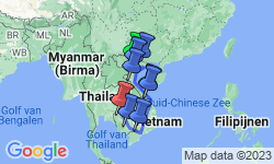 Google Map: Vietnam en Cambodja - privéreis