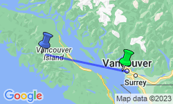 Google Map: Camperreis Met het gezin door West-Canada
