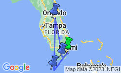 Google Map: Camperreis Met het gezin vanuit Miami