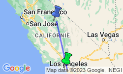 Google Map: Camperreis Met het gezin vanuit Los Angeles