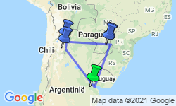 Google Map: Rondreis Adembenemend Argentinië