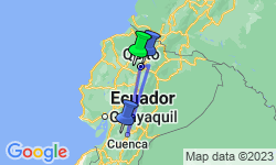 Google Map: Rondreis Het beste van Ecuador