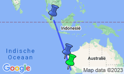Google Map: Camperreis vanuit Perth