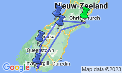 Google Map: Camperreis Met het gezin door Nieuw-Zeeland