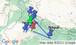 Google Map: Rondreis Heiligdommen van India