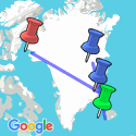 Google Map: Under the Northern Lights: Exploring Iceland & East Greenland