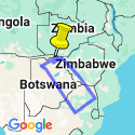 Google Map: Southern Africa Overland: Canoes & Camp-Outs
