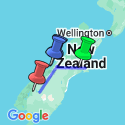 Google Map: New Zealand West Coast Adventure