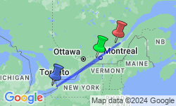 Google Map: Canada -  Quebec Camping Kids, 17 of 19 dagen