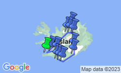Google Map: Rondreis IJSLAND KORT; De highlights van IJsland