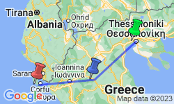 Google Map: Hiking Northern Greece