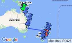 Google Map: Highlights of Australia and New Zealand