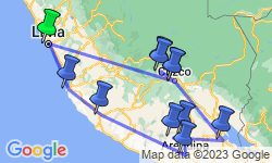 Google Map: 18-daagse rondreis Mystiek Peru