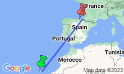 Google Map: Sailing the Canary Islands