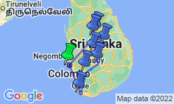 Google Map: Best of Sri Lanka & Beach