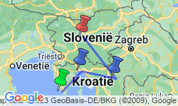 Google Map: Kennismaking met Istrië & de Kvarner Baai (o.b.v. eigen vervoer)