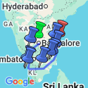 Google Map: Indien: Kerala