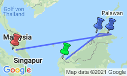 Google Map: Malaysia: Borneo
