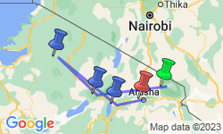 Google Map: Tansania: Ngorongoro