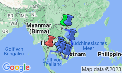 Google Map: Vietnam, Kambodscha & Thailand : Asian Emotions