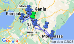 Google Map: Explore the Great Nature of Kenya