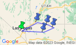 Google Map: Western USA National Parks Loop