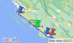 Google Map: Croatia: Sibenik & the Kornati Islands