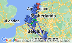 Google Map: Country Roads of Belgium, Luxembourg & the Netherlands