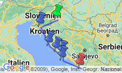Google Map: Kroatien: Dalmatien