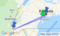 Google Map: Uganda: Auf intensiver Reise durch das Grüne Herz Afrikas