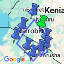 Google Map: Kenia • Tansania: Auf den Spuren der großen Tierwanderung