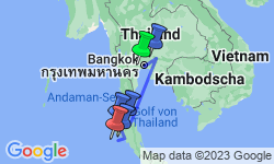 Google Map: Thailand: Die Schönheit Südthailands