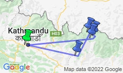 Google Map: Nepal: Vom Gokyo Ri zum Kala Pattar