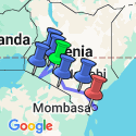 Google Map: Kenia: Von der Masai Mara an den Indischen Ozean
