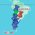 Google Map: Chile • Argentinien: Wandern in den Anden – Wüste, Gletscher und Vulkane