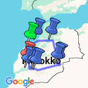 Google Map: Marokko: Atlashöhen und Palmenoasen