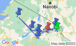 Google Map: Safaris & Traumstrände zwischen Serengeti & Sansibar (Zeltvariante)
