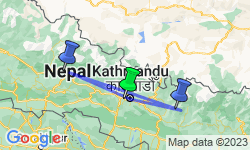 Google Map: Panoramablicke am Annapurna & Everest