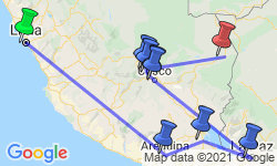 Google Map: Durch das Reich der Inka