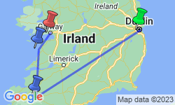 Google Map: Große Irland-Rundreise