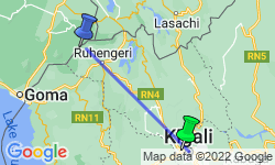 Google Map: Gorillas of Rwanda