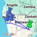 Google Map: Namibian Adventure