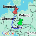 Google Map: Christmas in Central Europe, Vienna to Berlin