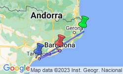 Google Map: Catalonië & Andorra