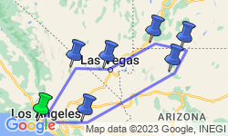 Google Map: USA Road Trip — Grand Canyon, Vegas & Death Valley