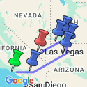 Google Map: USA Road Trip — Joshua Tree & the Southwest Parks