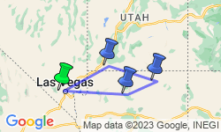 Google Map: Best of Utah & Arizona National Parks