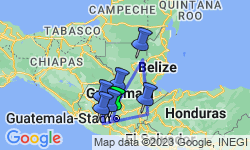 Google Map: Guatemala • Honduras: Auf den Spuren der Maya