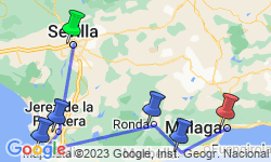 Google Map: Hoogtepunten van Andalusië
